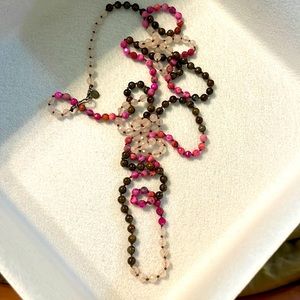 Long Chan Luu stone necklace